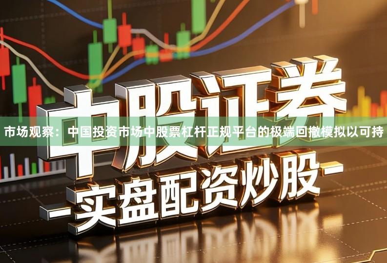 市场观察：中国投资市场中股票杠杆正规平台的极端回撤模拟以可持