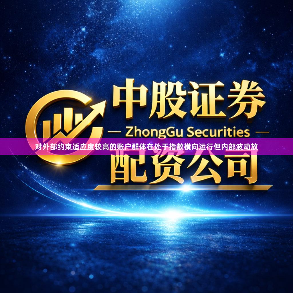 对外部约束适应度较高的账户群体在处于指数横向运行但内部波动放
